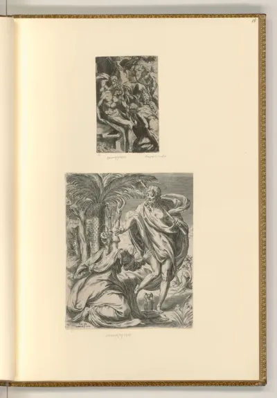 Grablegung Christi; Christus mit Maria Magdalena