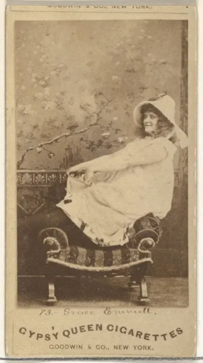 Grace Emmiett, from the Actors and Actresses series (N171) for Gypsy Queen Cigarettes