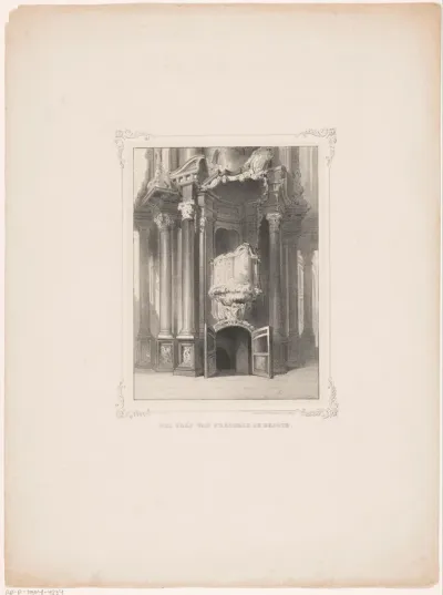 Graf van Frederik de Grote in de Garnisonskirche in Potsdam