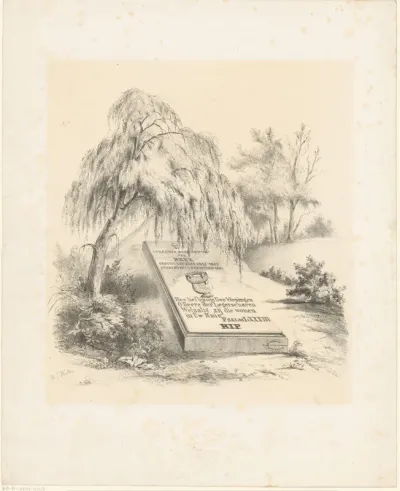 Graf van Johannes Bernardus van Bree