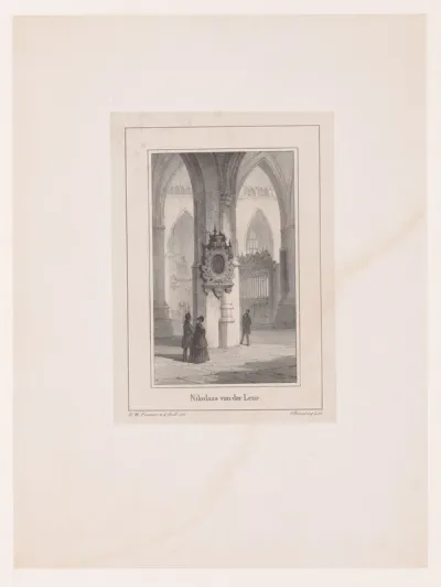 Grafmonument Nikolaas van der Leur in de Sint-Bavokerk in Haarlem