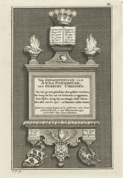 Grafmonument van Anna Stonhouse