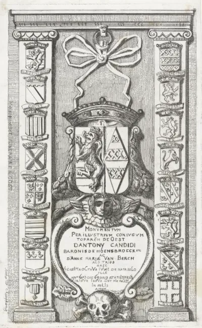 Grafmonument van Anthonius Candidus de Hoensbroeck-Geul en Anna Maria van Berghe, alias Trips
