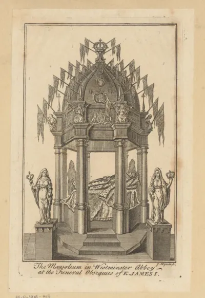 Grafmonument van Jacobus I in Westminster Abbey