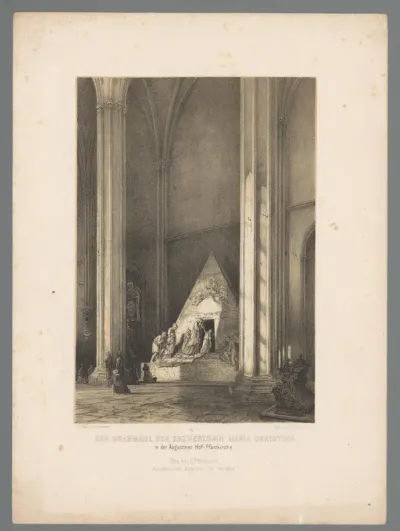 Grafmonument van Maria Christina in de Augustijnerkirche te Wenen