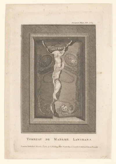 Grafmonument van Maria Magdalena Langhans