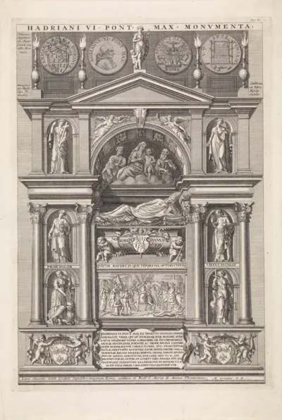 Grafmonument van paus Adrianus VI