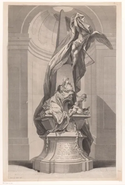 Grafmonument van Pierre Mignard in het Couvent des Jacobins de la rue Saint-Honoré te Parijs