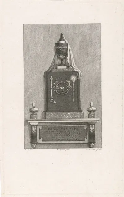 Grafmonument voor Jan Nieuwenhuyzen in de Grote Kerk te Monnickendam