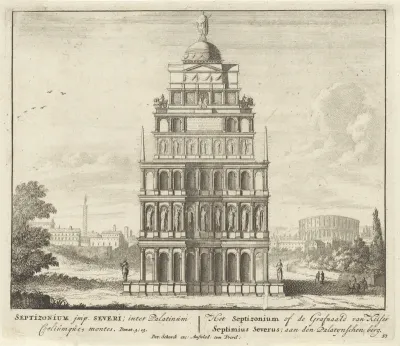 Grafmonument voor keizer Septimius Severus