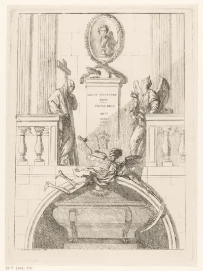 Grafmonument voor Louis de Silvestre