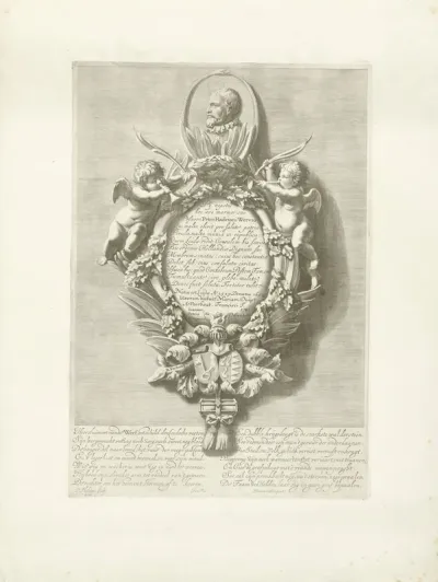 Grafmonument voor Pieter Adriaansz. van der Werff in de Hooglandse kerk in Leiden