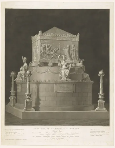 Grafmonument voor viceadmiraal Horatio Nelson, hertog van Bronte