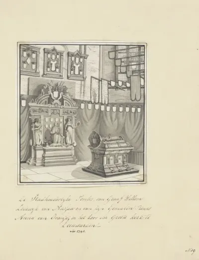 Grafmonument voor Willem Lodewijk, graaf van Nassau-Dillenburg, 1620
