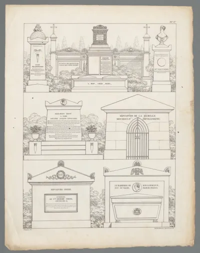 Grafmonumenten op Père-Lachaise