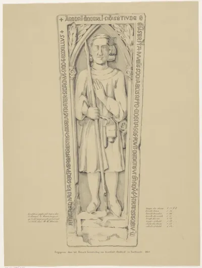 Grafsteen in de kerk te Rinsumageest