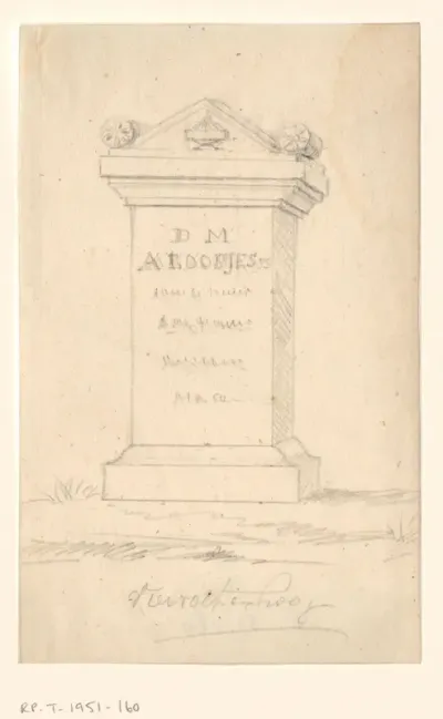 Grafsteen voor Adriaan Pietersz. Loosjes