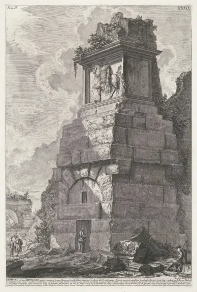 Graftombe langs de weg van Rome naar Tivoli