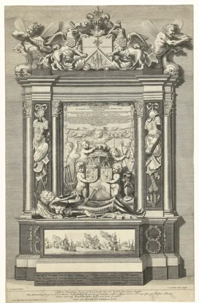 Graftombe van admiraal Maarten Harpertsz. Tromp in Oude Kerk te Delft