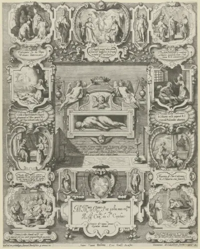 Graftombe van de H. Cecilia in de Santa Cecilia in Trastevere in Rome