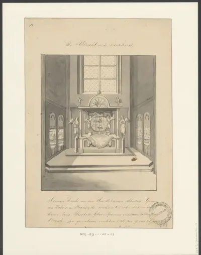 Graftombe van Johann Albrecht II, graaf van Solms-Braunfels en Anna Elisabeth van Vehlen