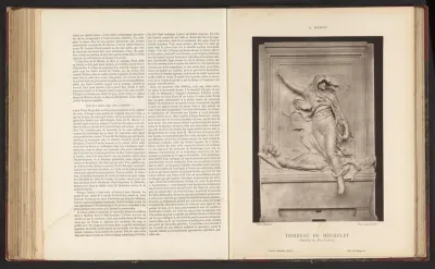 Graftombe voor Jules Michelet door Marius Jean Antonin Mercié
