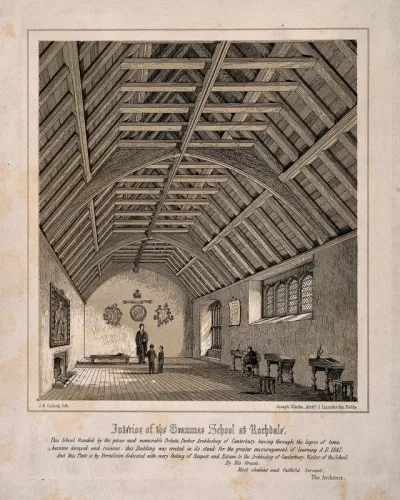 Grammar School, Rochdale, Lancashire: interior