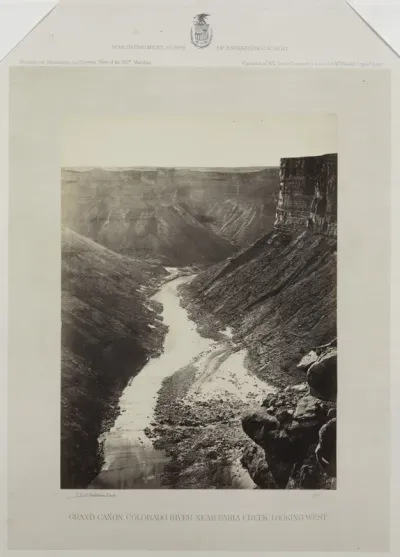 Grand Cañon, Colorado River, Mouth of Kanab Wash, Looking West