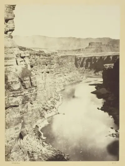 Grand Canon, Colorado River, Near Paria Creek, Looking West