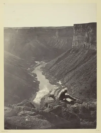 Grand Cañon of the Colorado River, Mouth of Kanab Wash, Looking West