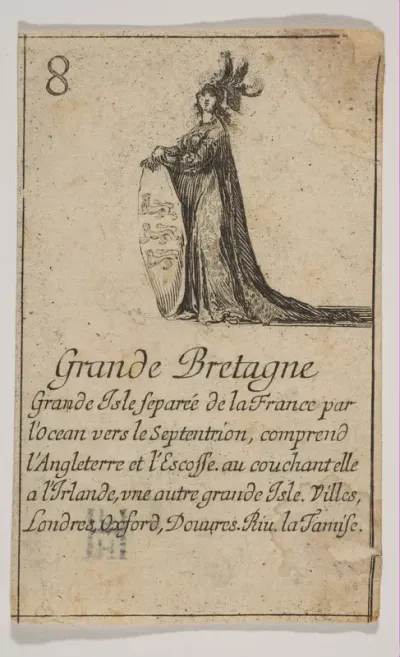 Grande Bretagne, from "Jeu de la Géographie"