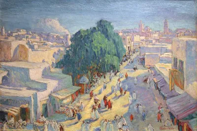 Grande rue à Kairouan