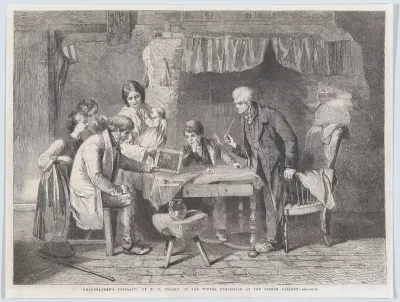 Grandfather's Portrait, from "Illustrated London News"