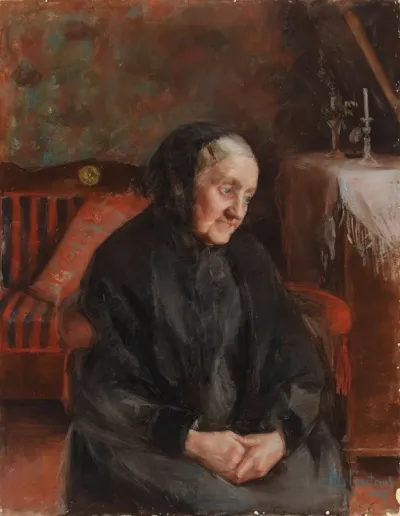 Grandmother, Portrait of Mrs. Augusta Frosterus (née Norling)