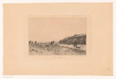 Grasland en rivier te Vatteville