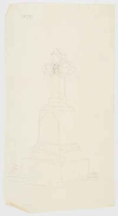 Grave Monument with Cross, No. 731