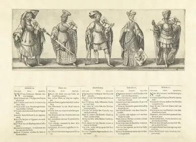 Graven Dirk XII, Floris XIII en Dirk XIV, gravin Ada ('Dirk XV') en graaf Willem XVI