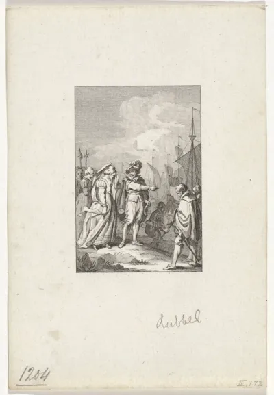 Gravin Ada door Willem I naar Engeland gezonden, 1204