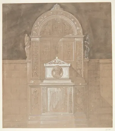 Gravmæle over baron C. F. von Rumohr 1845