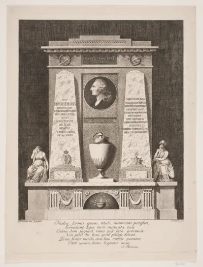 Gravmonument over kongelig bibliotekar Jon Erichsen