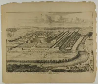Great Ribston, plate 61 from Britannia Illustrata