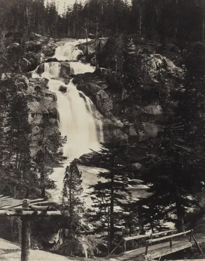 Great Upper Waterfall, High Alps