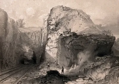 Great Western Railway: east end of the tunnel at Fox's Wood, Bristol