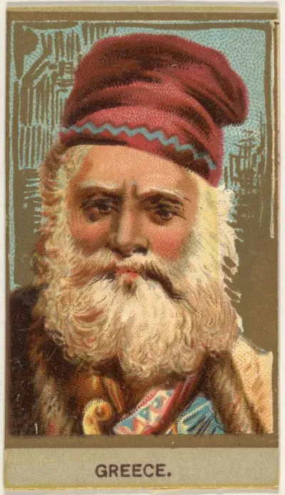 Greece, from the Races of Mankind series (T181) issued by Abdul Cigarettes