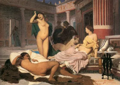Greek Interior Sketch