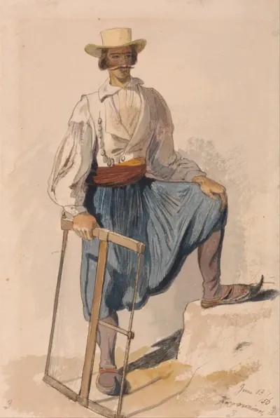 Greek Woodcutter, June 13