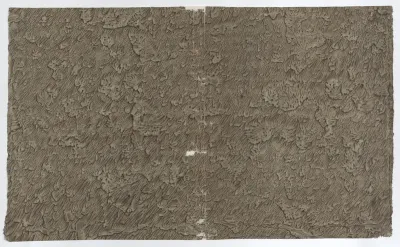 Green paste paper book cover