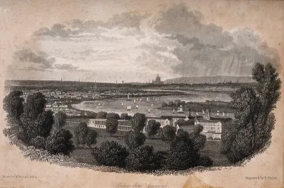 Greenwich, with London in the distance