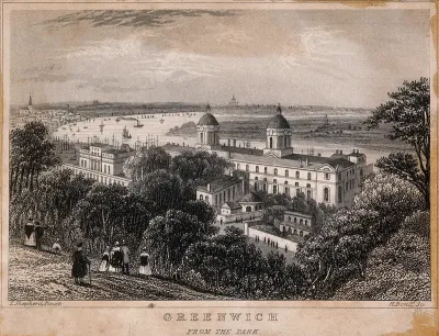 Greenwich, with London in the distance