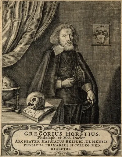 Gregor Horst. Line engraving after A. Schuch